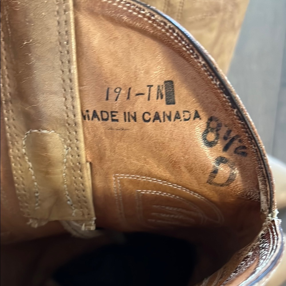 Beige Cowboy Boots - Picture 7 of 14